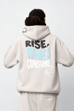 Fresh Flavours Rise Hoodie - Light Grey