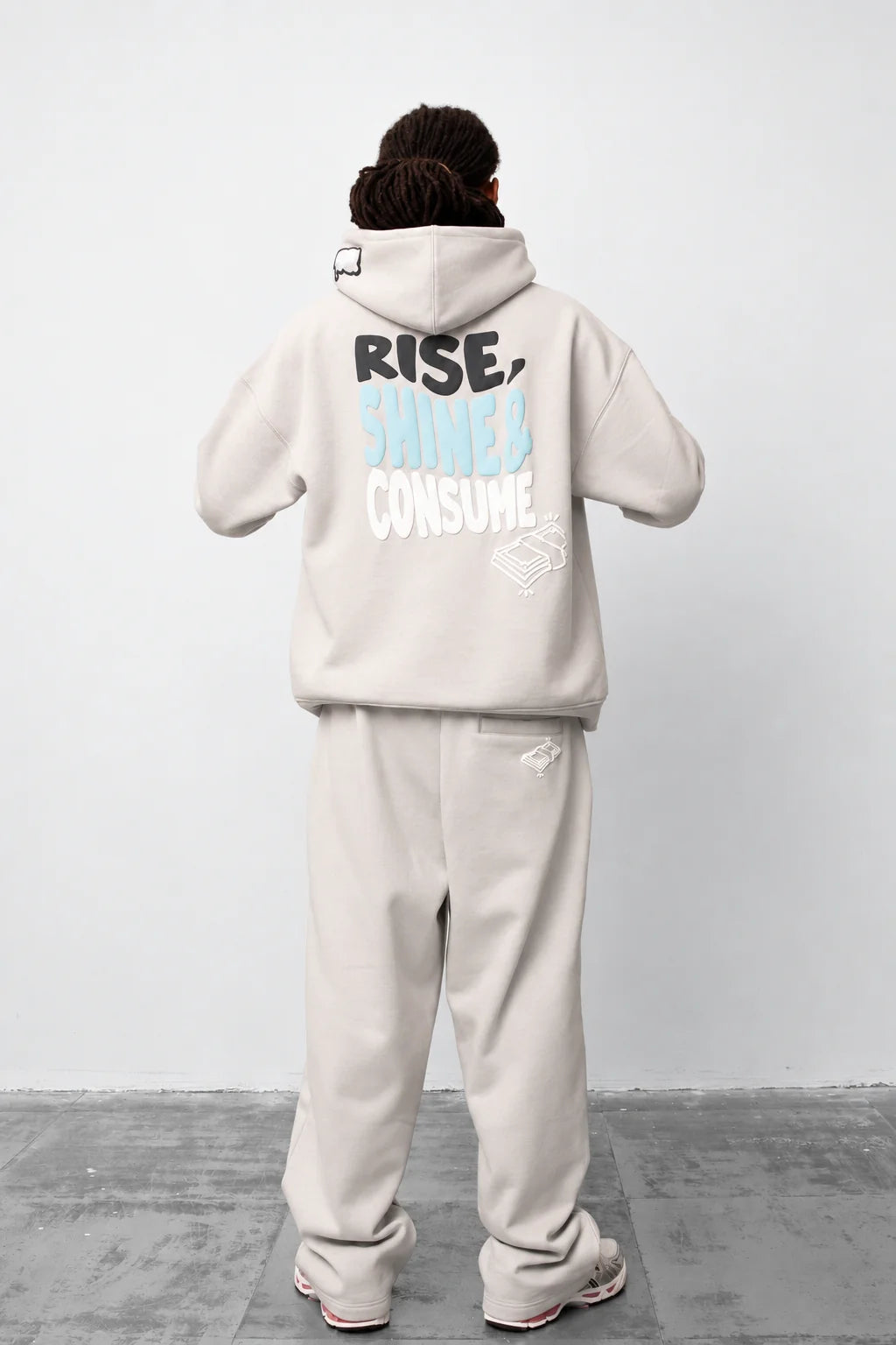 Fresh Flavours Rise Joggers - Light Grey