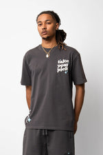 Fresh Flavours Take Your Pick Oversized T-Shirt - Charcoal
