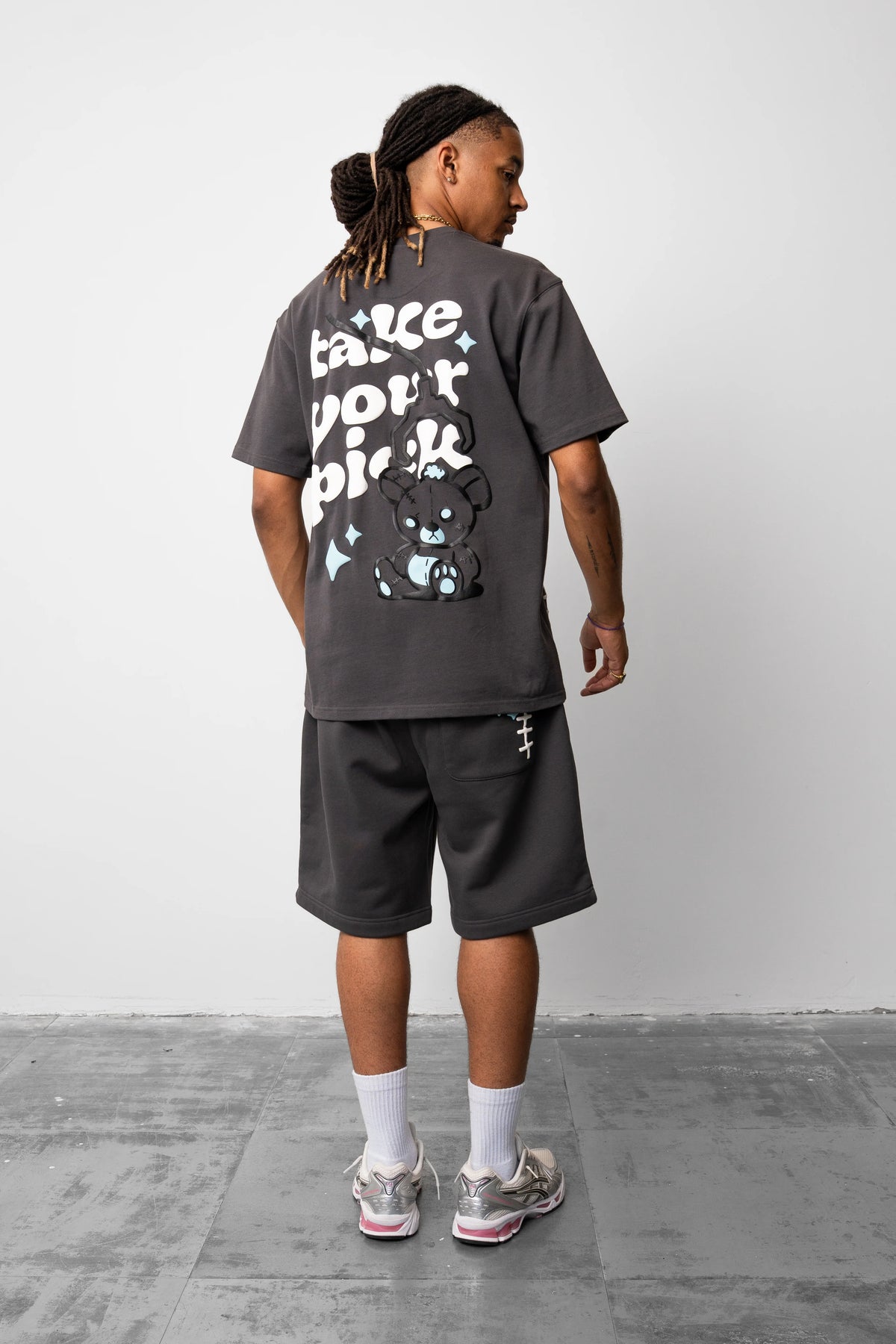 Fresh Flavours Take Your Pick Oversized T-Shirt - Charcoal
