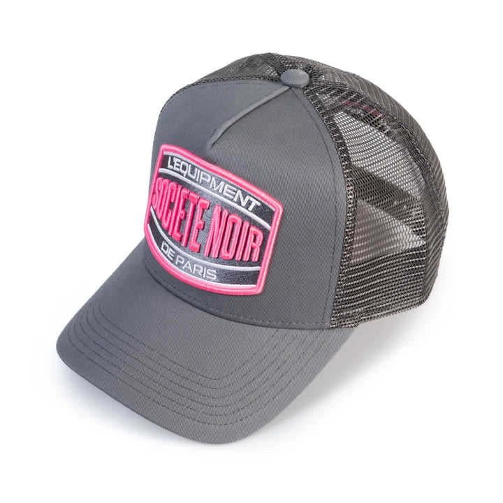 Societe Noir Marais Mesh Trucker Cap