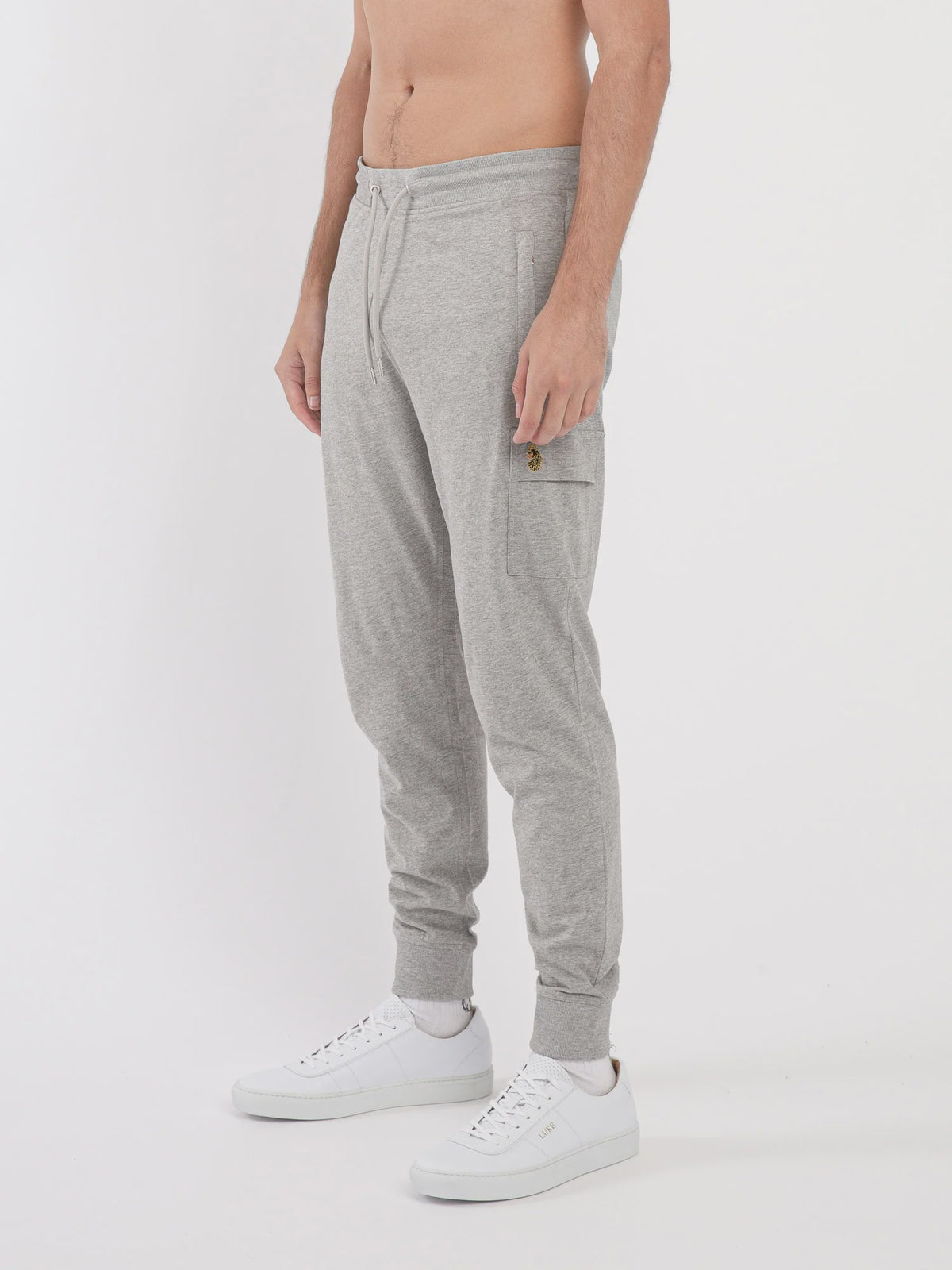 Luke1977 Houston Joggers - Mid Mrl Grey