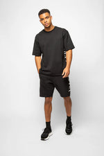 Valere Milano Blocco Interlock T-Shirt - Black