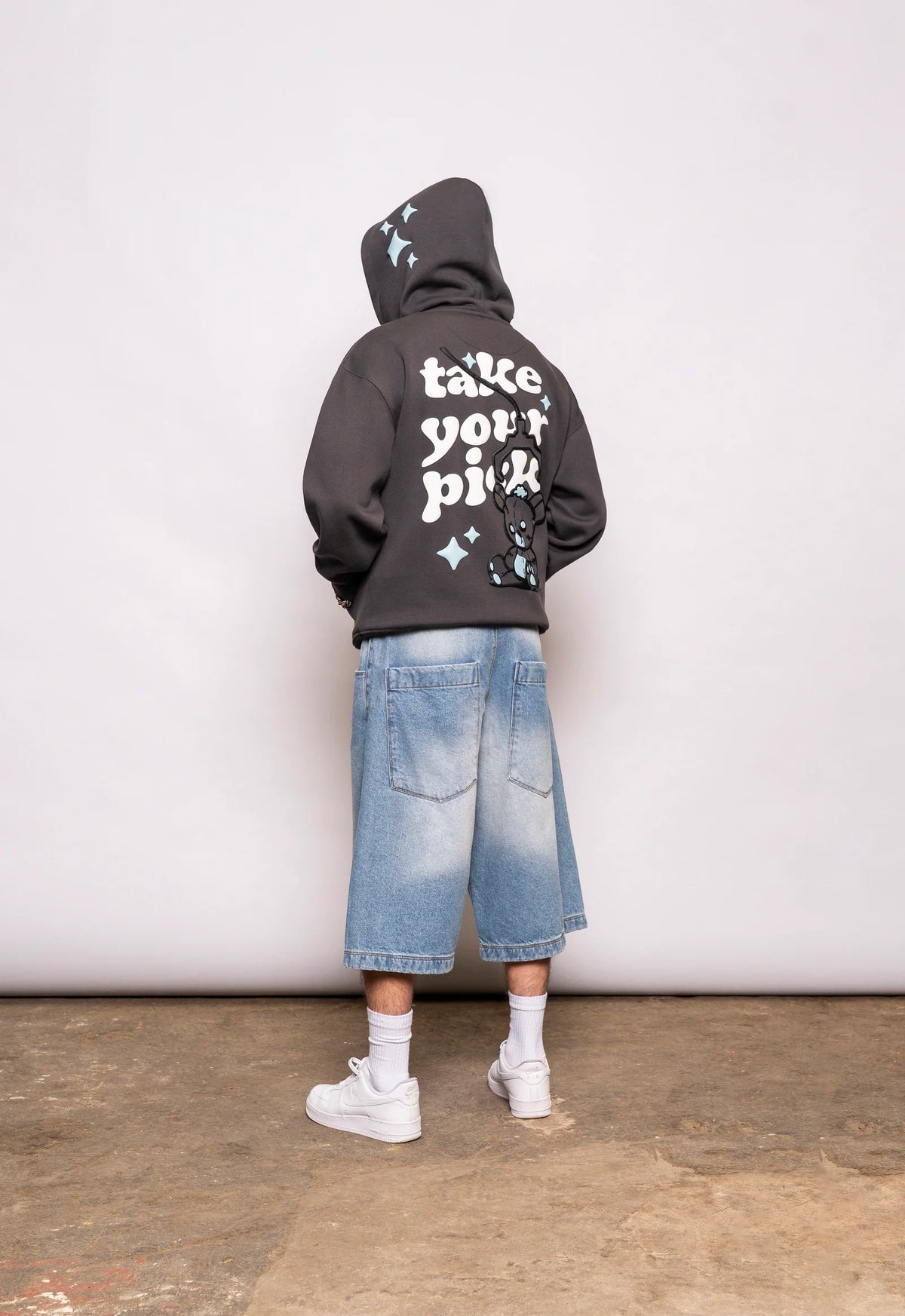 Fresh Couture Take Your Pick Hoodie - Charcoal Grey