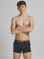 Jack & Jones 3-pack Microfiber Boxers - Black/ Black
