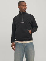 Jack & Jones Vesterbro Half Zip Fleece - Black