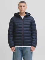 Jack & Jones World Puffer Jacket - Sky Captain Blue