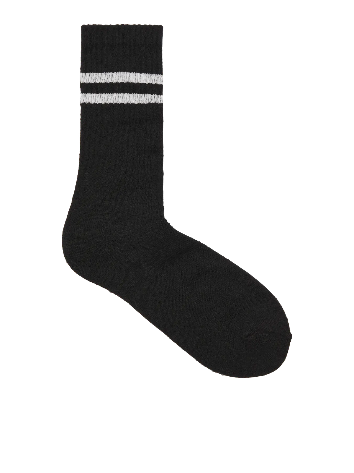 Jack & Jones Regan Stripe Tennis Socks 5 Pack - Black