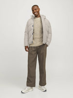Jack & Jones World Puffer Jacket - Moonbeam