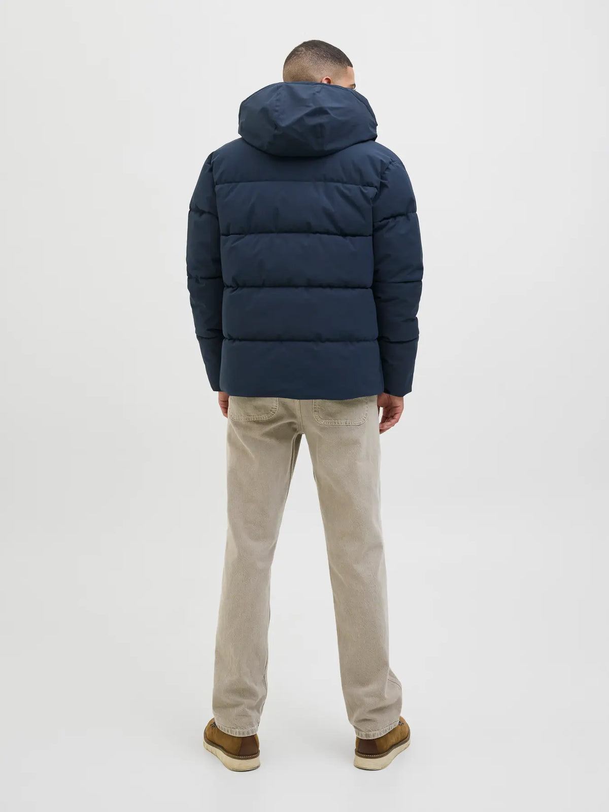 Jack & Jones World Puffer Jacket - Sky Captain Blue