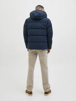 Jack & Jones World Puffer Jacket - Sky Captain Blue