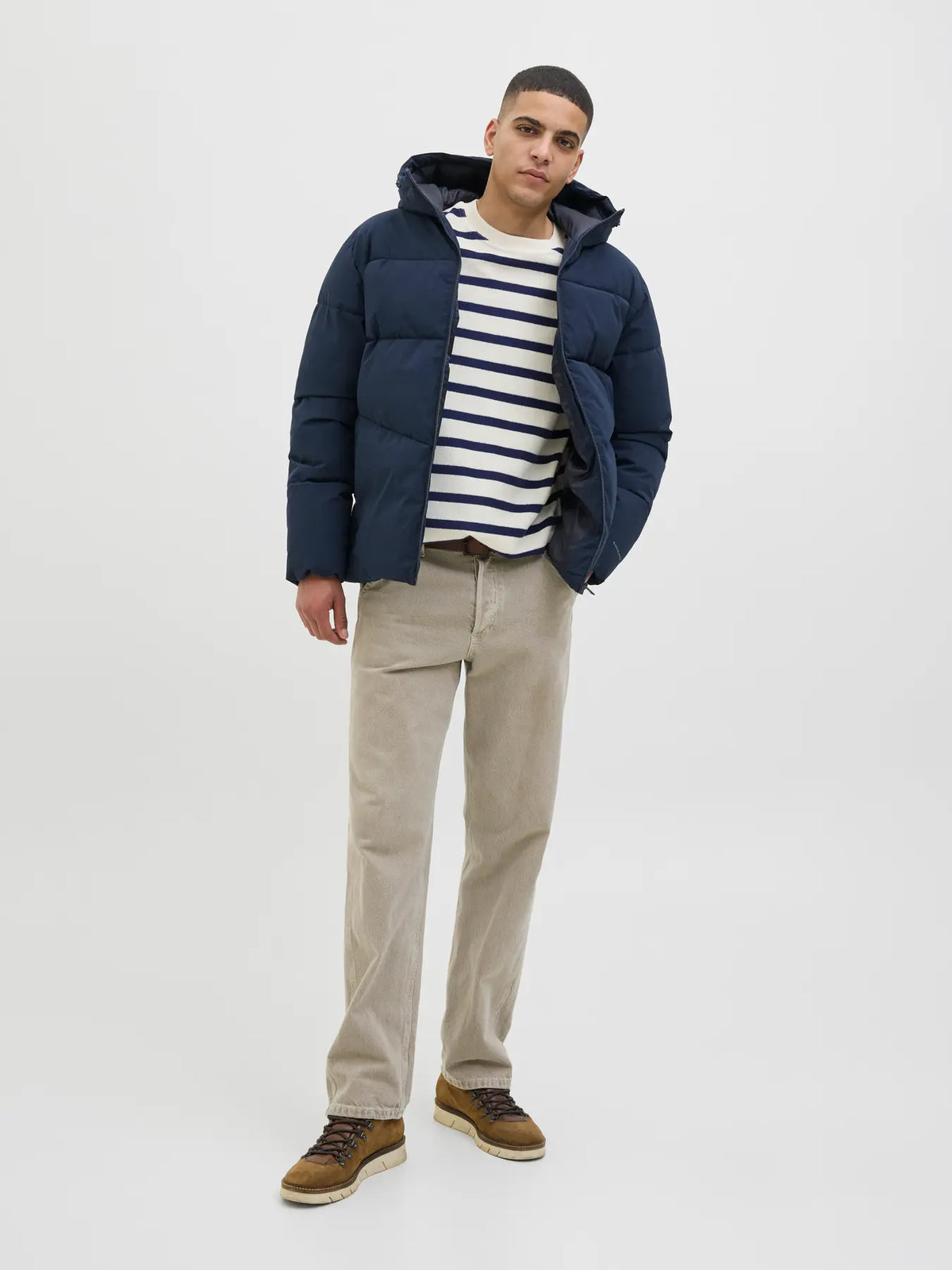 Jack & Jones World Puffer Jacket - Sky Captain Blue