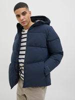 Jack & Jones World Puffer Jacket - Sky Captain Blue