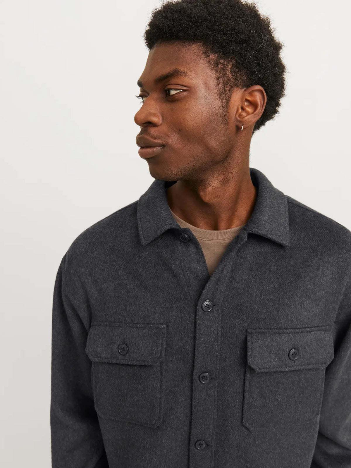 Jack & Jones Bradley Ollie Overshirt - Black