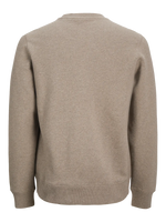 Jack & Jones Clogan Crew Neck Sweatshirt - Brindle Melange