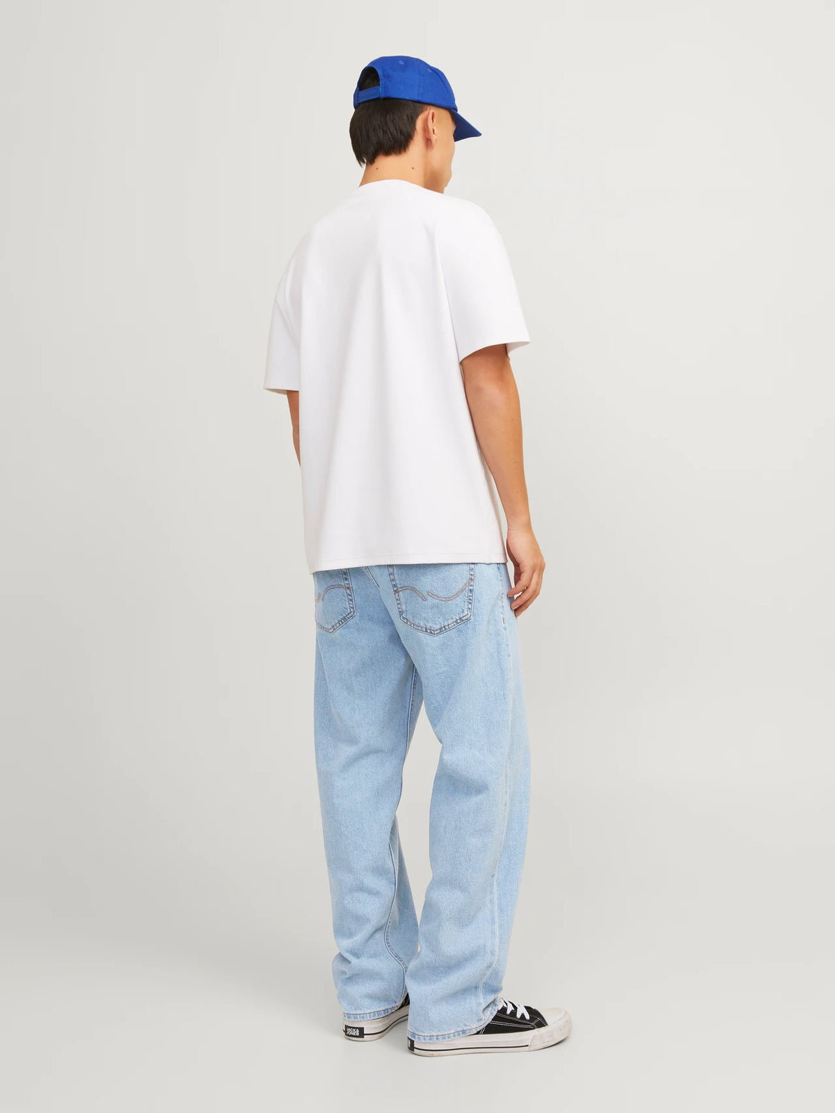 Jack & Jones Eddie Original 738 Loose Fit Jeans - Light Blue Denim