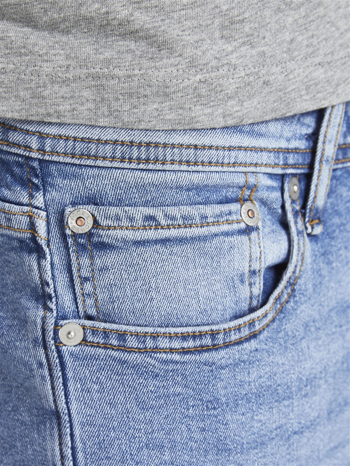 Jack & Jones Glenn Original 030 Slim Fit Jeans - Light Blue