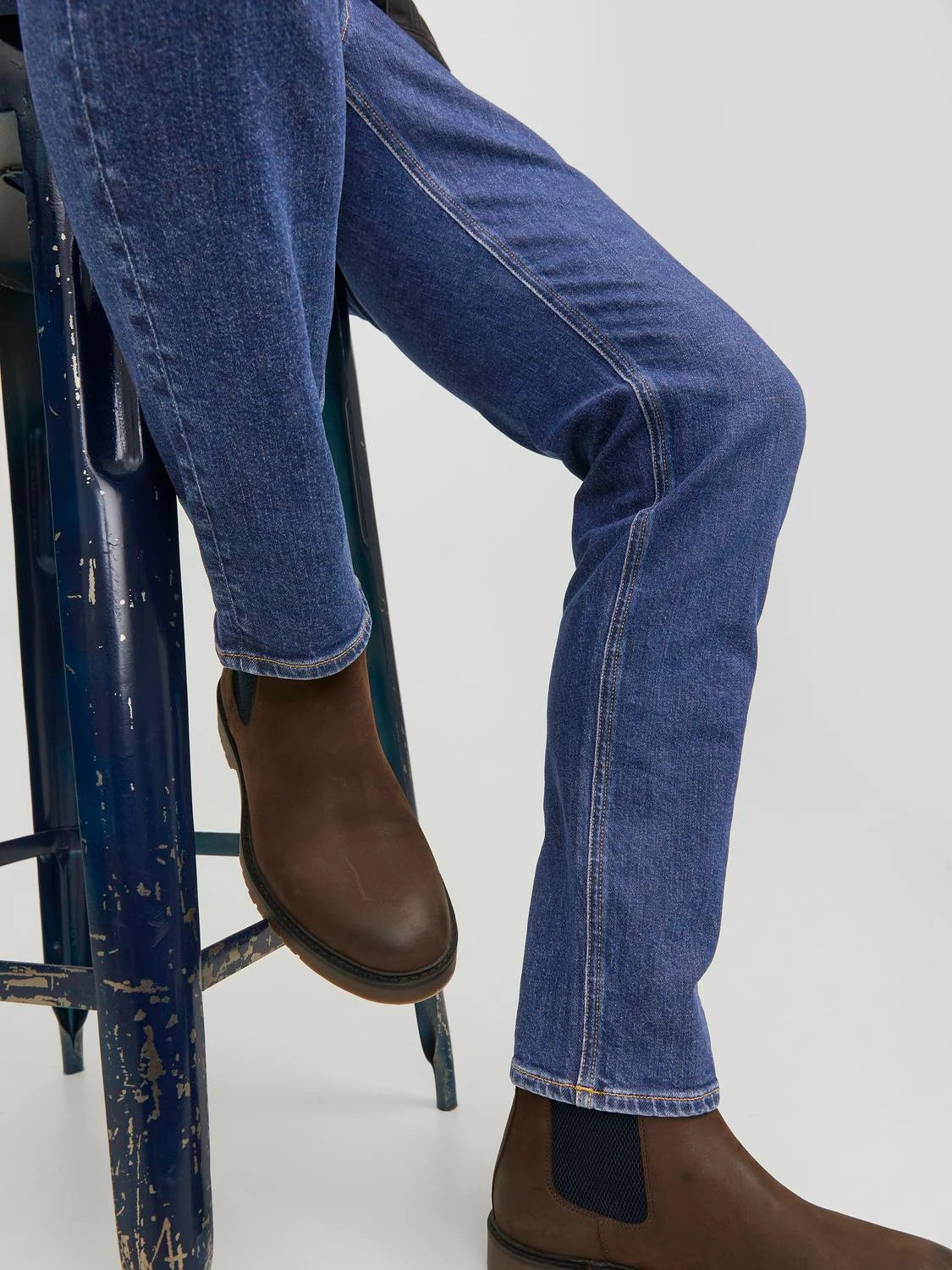 Jack & Jones Mike Original 386 Comfort Fit Jeans - Blue