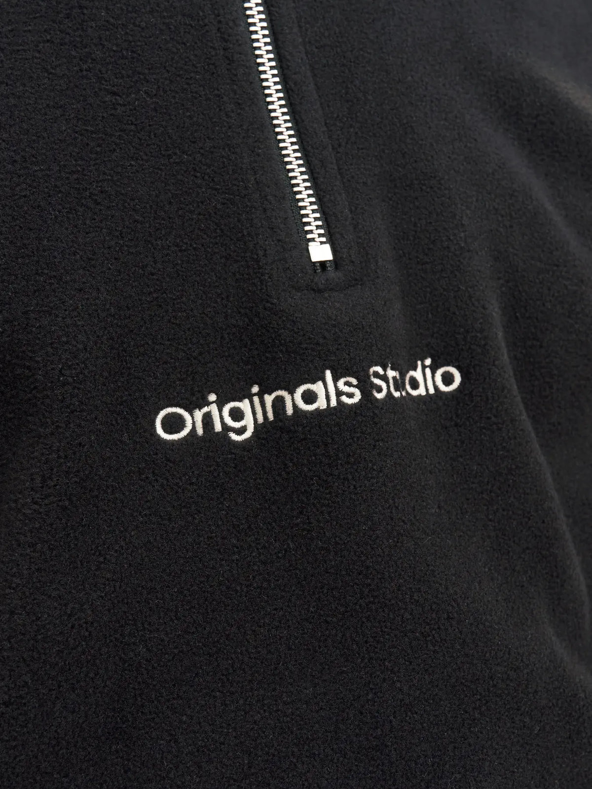 Jack & Jones Vesterbro Half Zip Fleece - Black