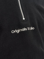 Jack & Jones Vesterbro Half Zip Fleece - Black