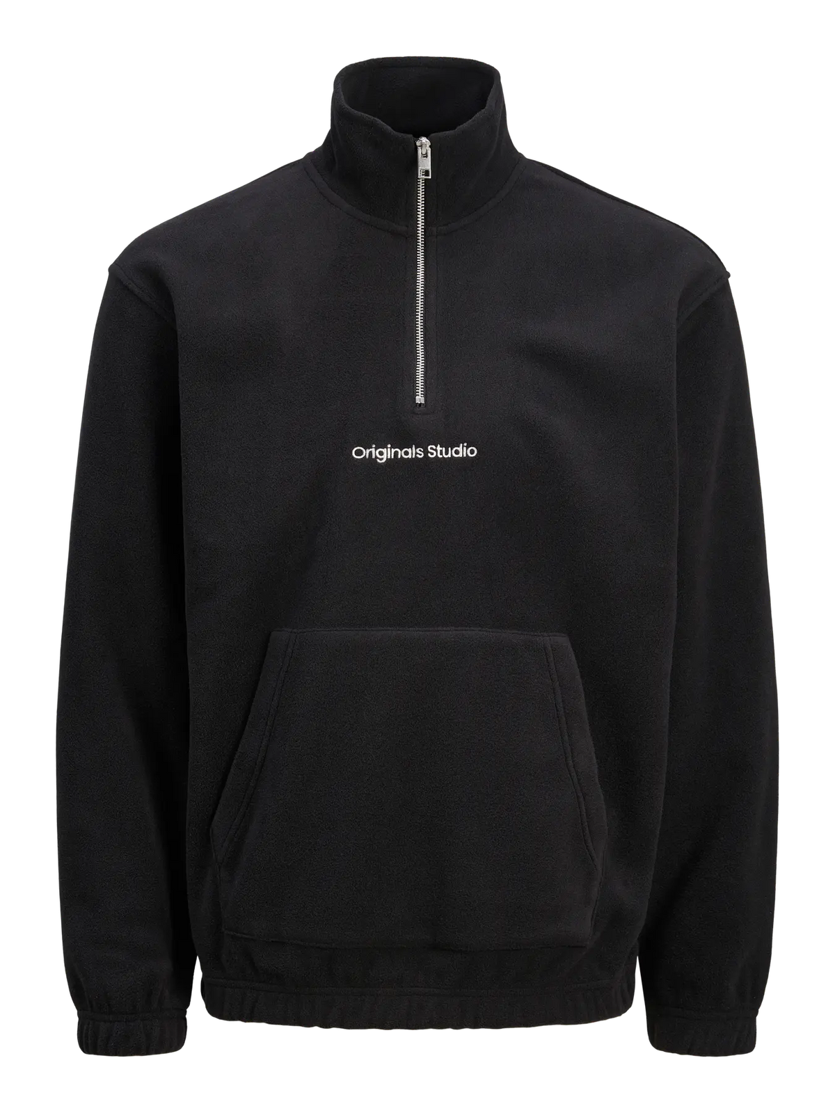 Jack & Jones Vesterbro Half Zip Fleece - Black