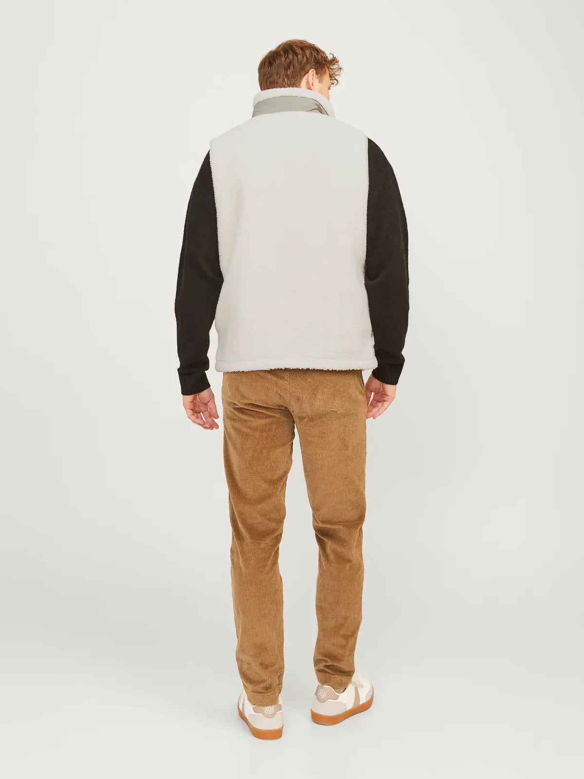 Jack & Jones Vesterbro Teddy Gilet - Cloud Dancer