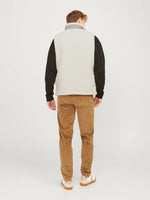 Jack & Jones Vesterbro Teddy Gilet - Cloud Dancer