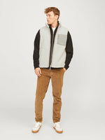 Jack & Jones Vesterbro Teddy Gilet - Cloud Dancer