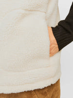 Jack & Jones Vesterbro Teddy Gilet - Cloud Dancer