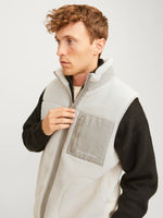 Jack & Jones Vesterbro Teddy Gilet - Cloud Dancer