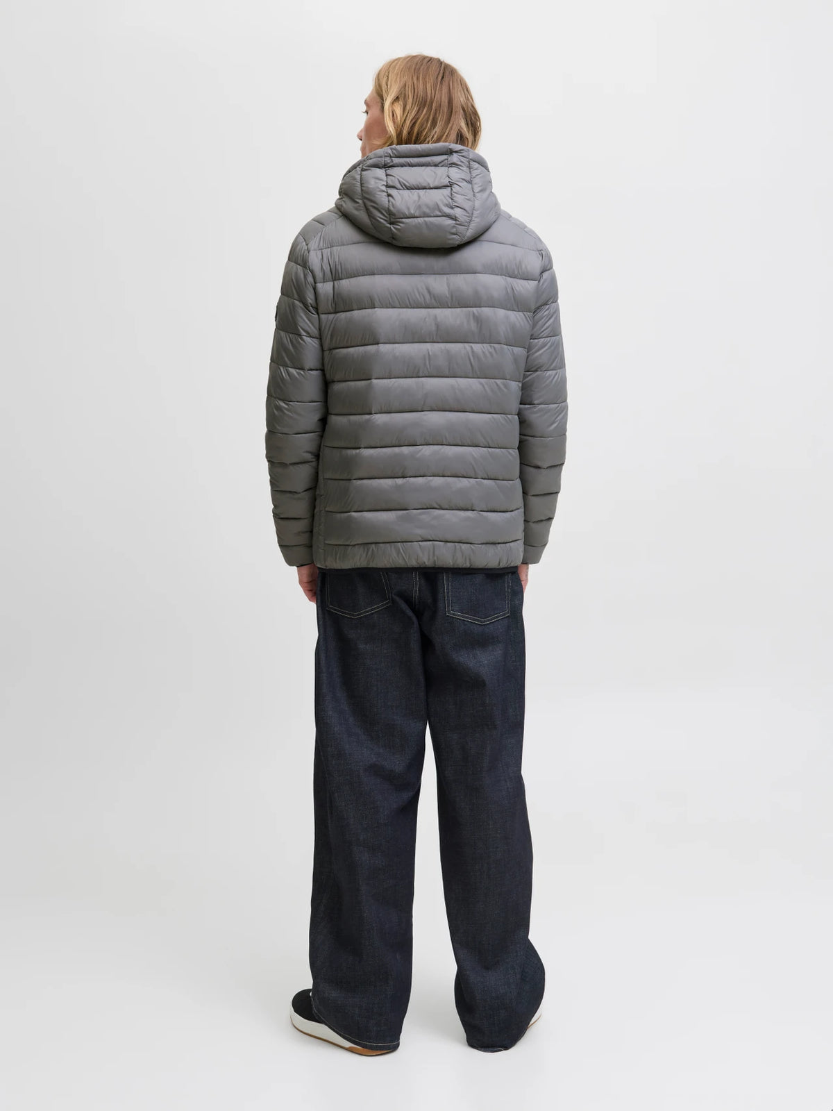 Jack & Jones World Puffer Jacket - Castlerock Grey