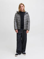 Jack & Jones World Puffer Jacket - Castlerock Grey