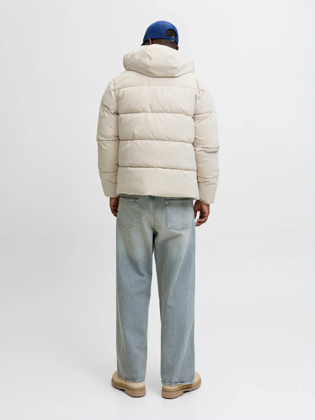 Jack & Jones World Puffer Jacket - Moonbeam