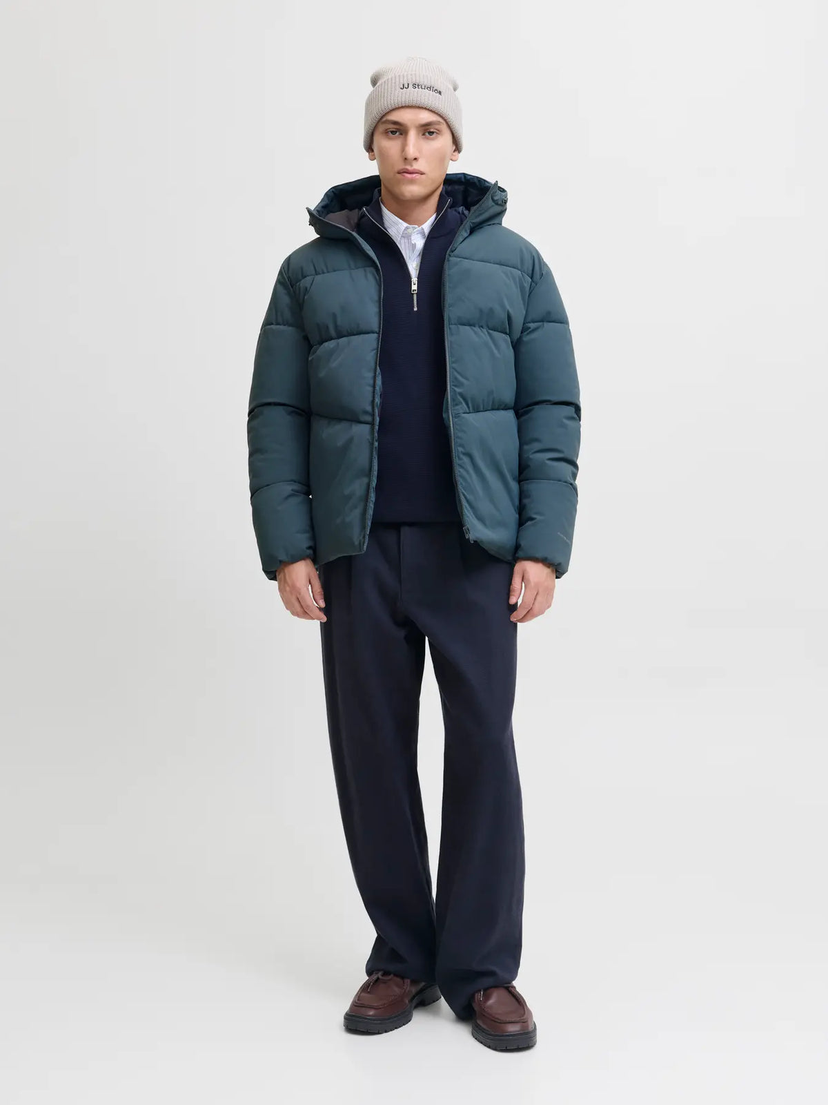 Jack & Jones World Puffer Jacket - Orion Blue