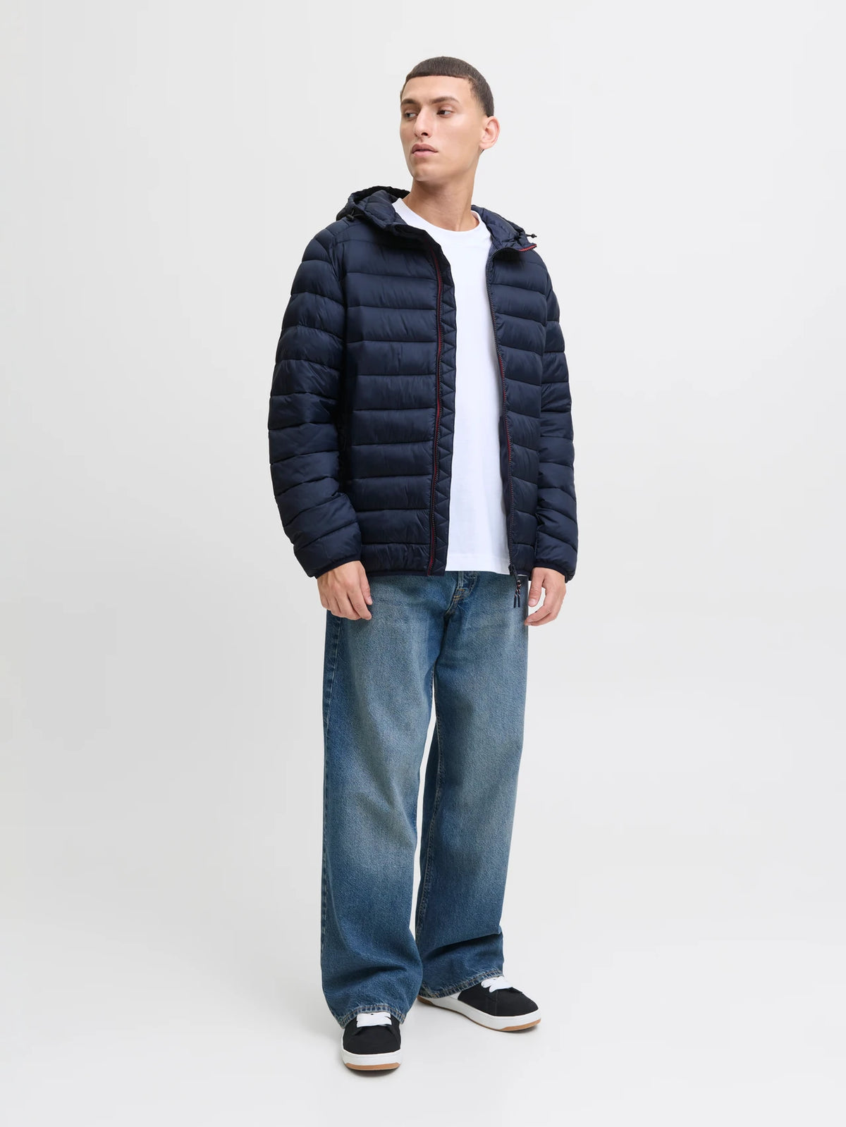 Jack & Jones World Puffer Jacket - Sky Captain Blue
