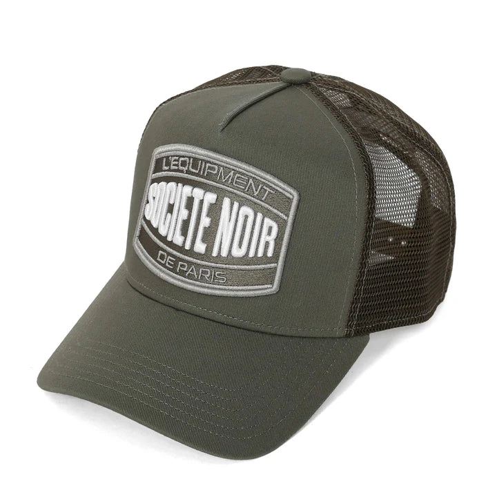 Societe Noir Marais Mesh Trucker Cap