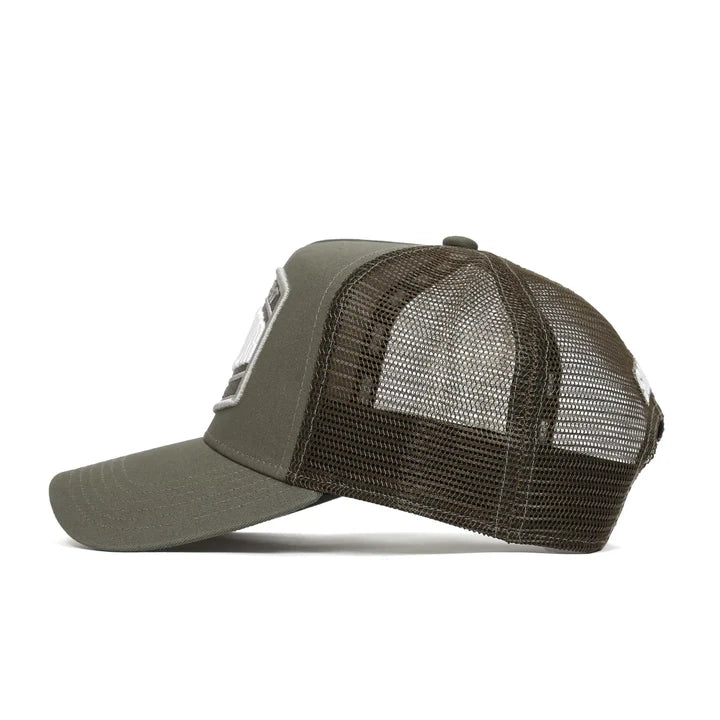Societe Noir Marais Mesh Trucker Cap