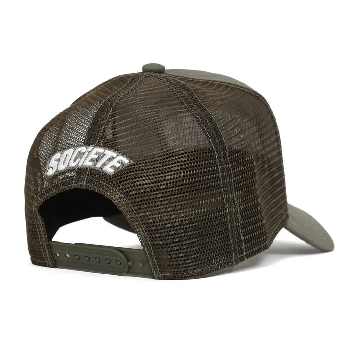Societe Noir Marais Mesh Trucker Cap