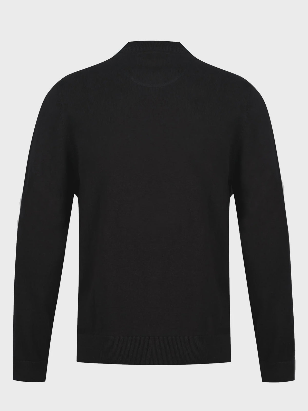 LUKE1977 Jenson Funnel Neck Knitted Jumper - Black