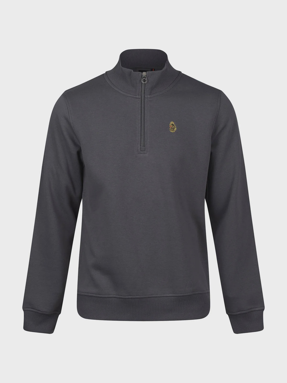 LUKE1977 Sydney 1/4 Zip Sweatshirt - Charcoal