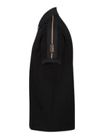 LUKE1977 Caltech Trim Tape Zip Polo - Black