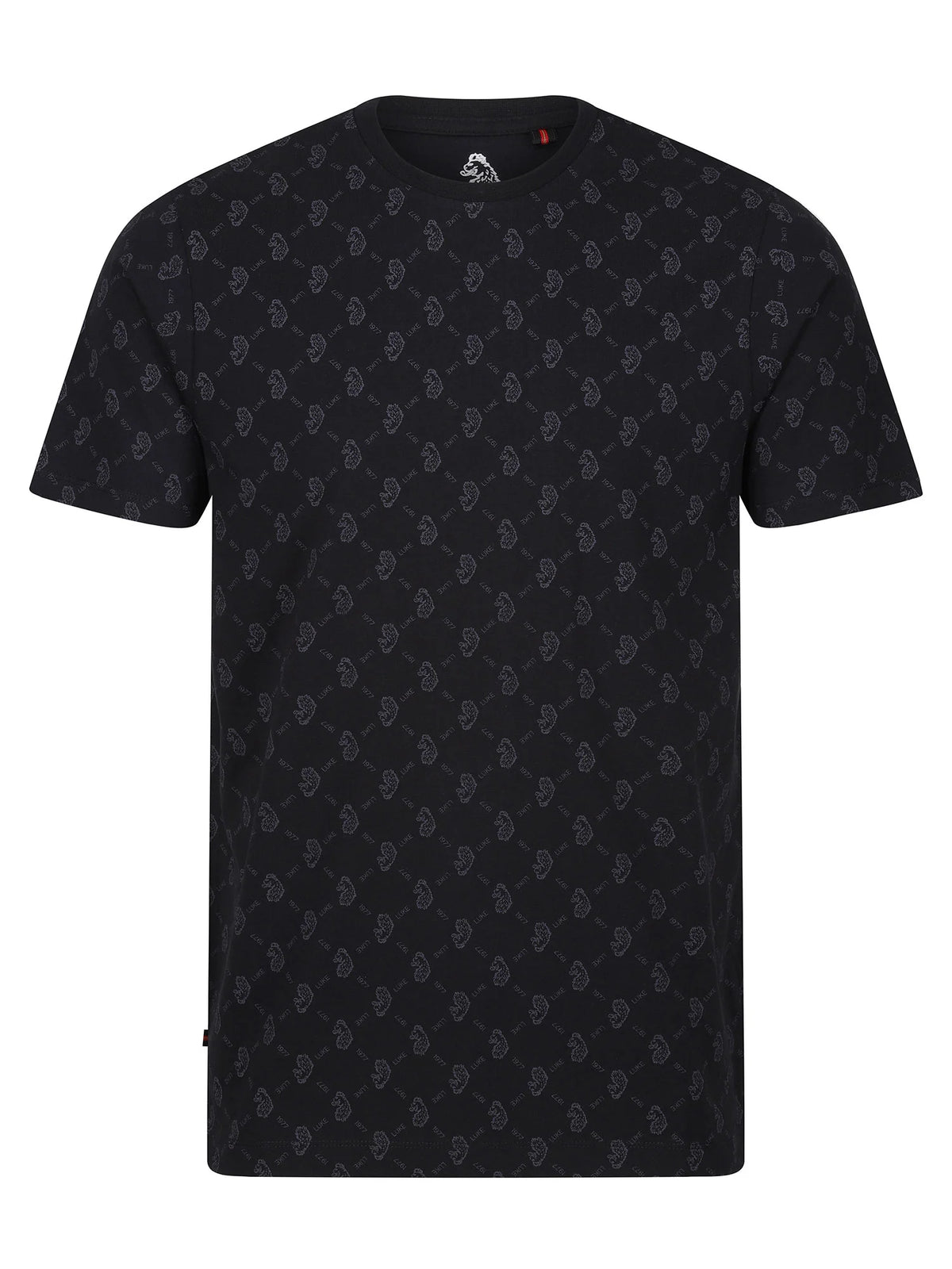 LUKE1977 Lineker Overprint T-Shirt - Black / Charcoal