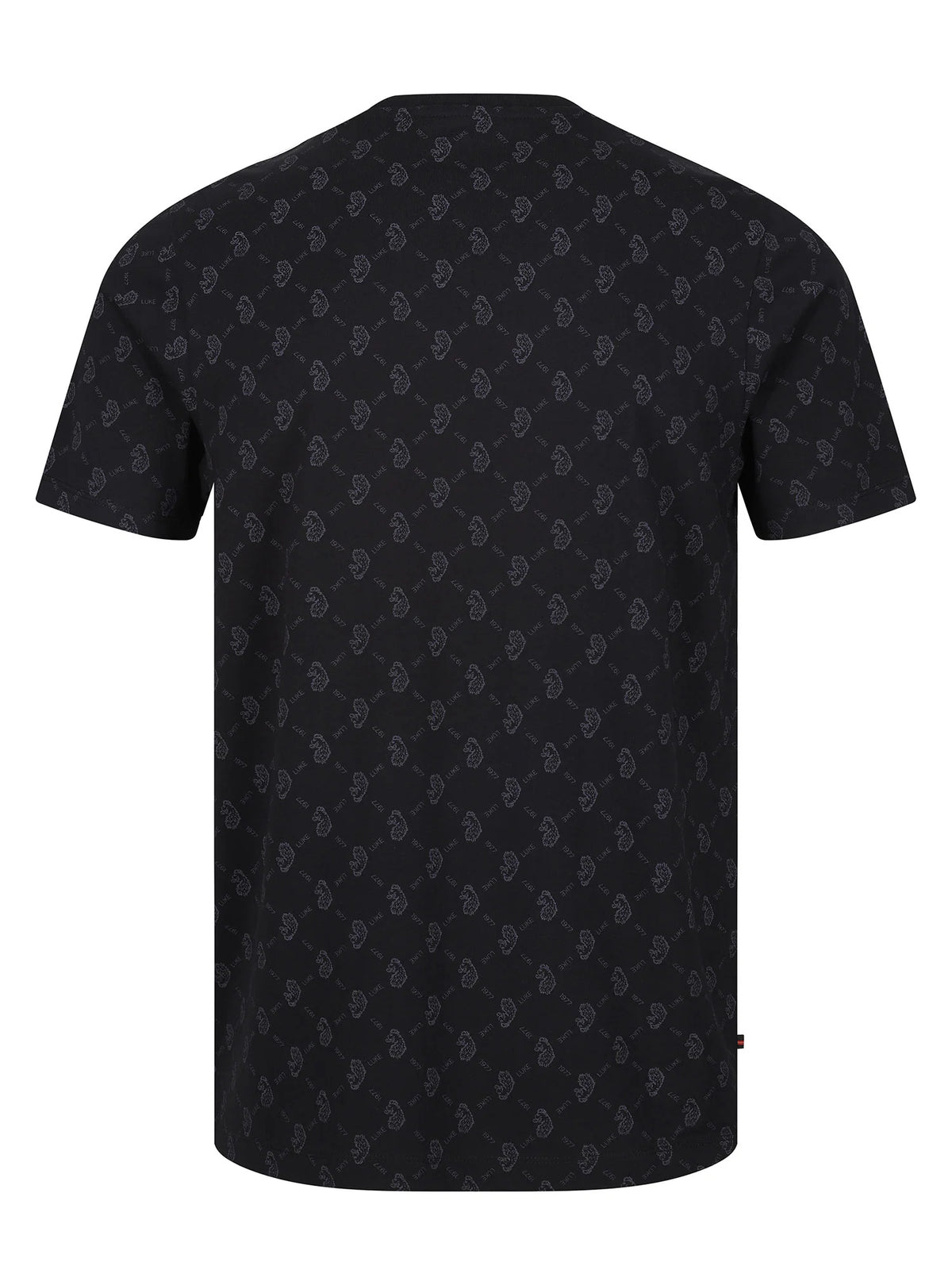 LUKE1977 Lineker Overprint T-Shirt - Black / Charcoal