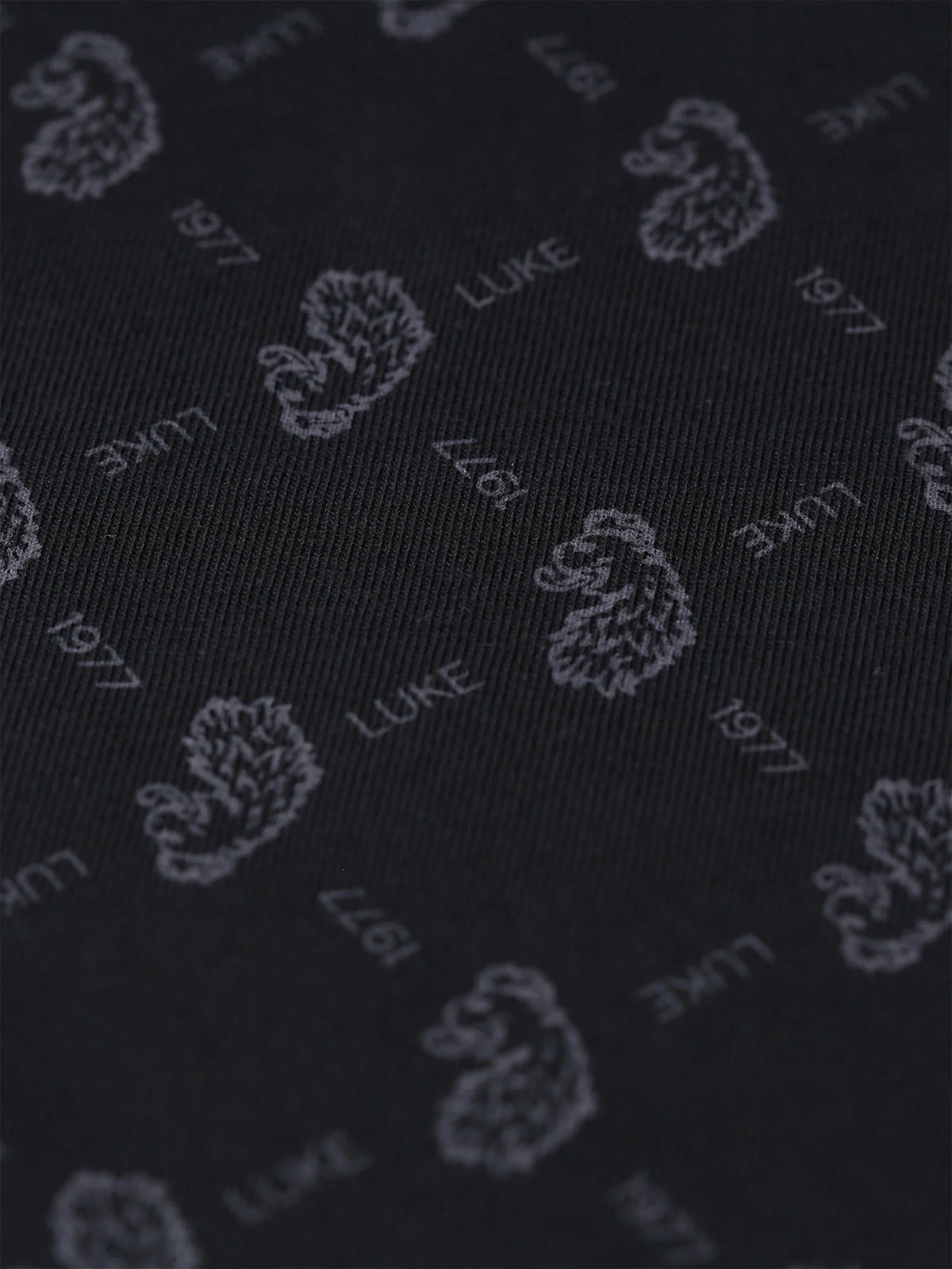 LUKE1977 Lineker Overprint T-Shirt - Black / Charcoal