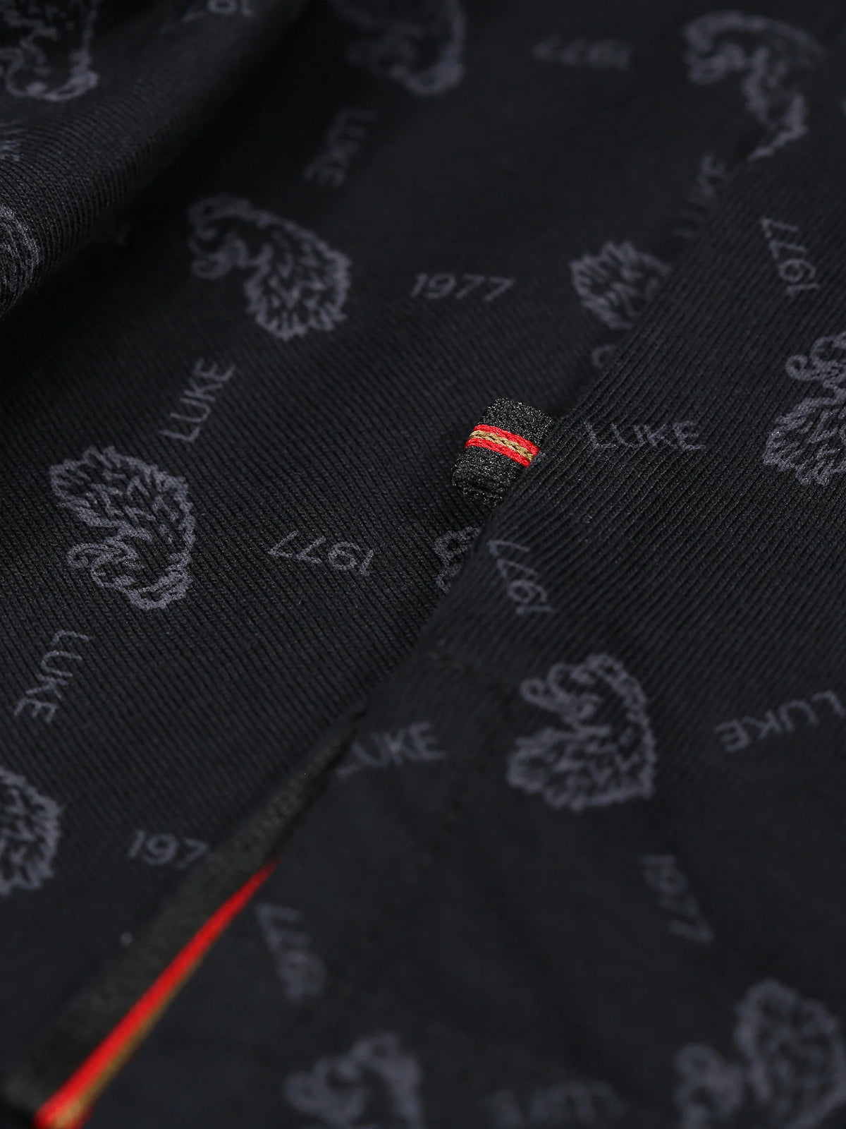 LUKE1977 Lineker Overprint T-Shirt - Black / Charcoal