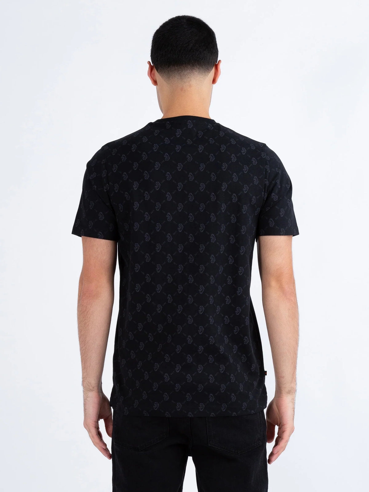 LUKE1977 Lineker Overprint T-Shirt - Black / Charcoal