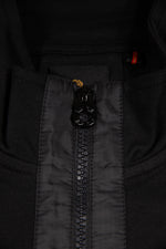 LUKE1977 Sutton Ontrast Pocket Full Zip Funnel Neck - Black