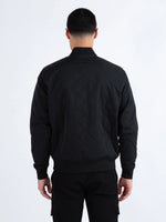 LUKE1977 Suzhou Reversible Diamond Quilted Bomber Jacket - Mushroom / Black