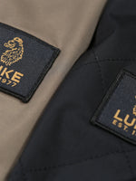 LUKE1977 Suzhou Reversible Diamond Quilted Bomber Jacket - Mushroom / Black