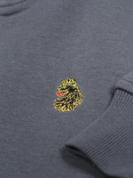 LUKE1977 Sydney 1/4 Zip Sweatshirt - Charcoal